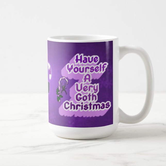 Taza De Café Navidad Muy Gótica (Derecha)