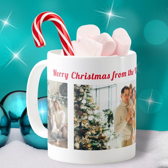 Taza De Café navidad navidad 3 festividades de collage de fotos (Subido por el creador)