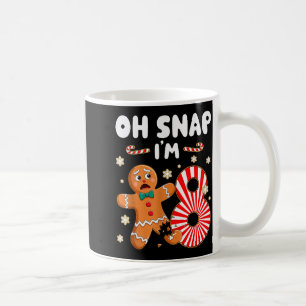 Taza De Café Navidad Oh Snap Hombre de Jengibre de 8 Años 8º Cu