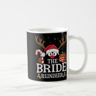 Taza De Café Navidad Pareja de la Novia Reno Familia 