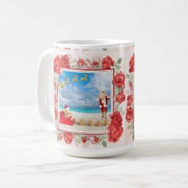 Taza De Café Navidad Peluda y Brillante