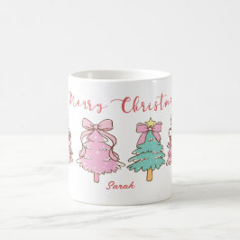 Taza De Café Navidad personalizada dulce estética femenina dibu