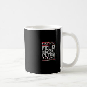 Taza De Café Navidad Putos Funny Navidades feos de México Fiest