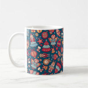 Taza De Café Navidad Retro