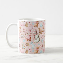 Taza De Café Navidad Rosa 