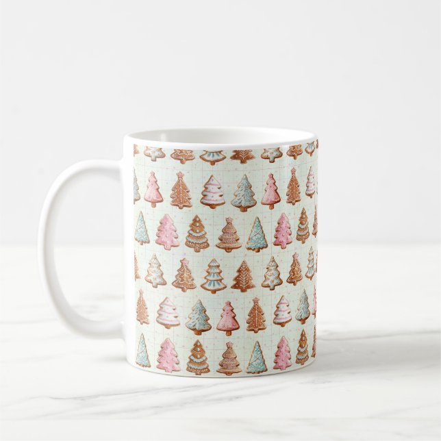Taza De Café Navidad Rosa  (Izquierda)
