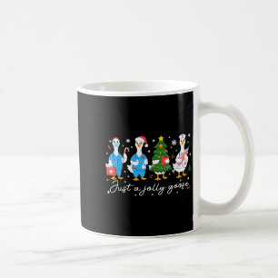 Taza De Café Navidad Solo Un Simpático Ganso Enfermera Lindo Mé
