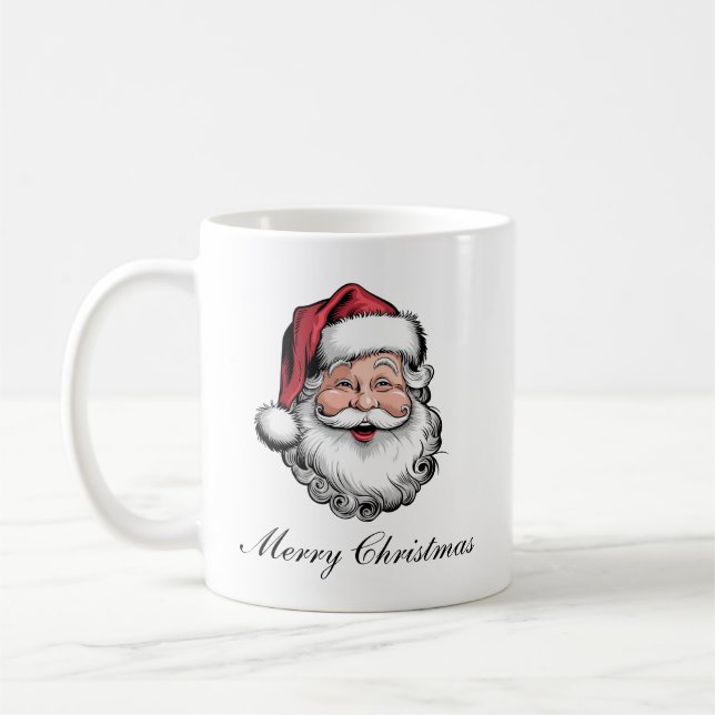 Taza De Café Navidad tradicional vintage (Izquierda)