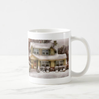 Taza De Café Navidad - Una fría mañana de invierno