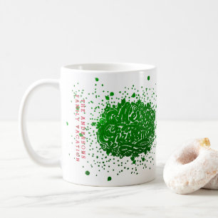 Taza De Café Navidad Verde Fiesta de VACACIONES RECUERDO