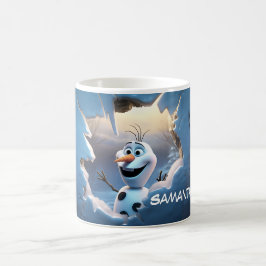 Taza De Café navidades 3D lindos Snowman Breakup