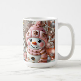 Taza De Café navidades 3D Snowman Coffee Mug