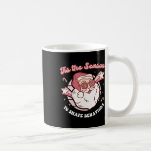 Taza De Café Navidades Aba Comportamiento Therapy Retro Técnico