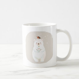Taza De Café Navidades abrazos de oso nevado