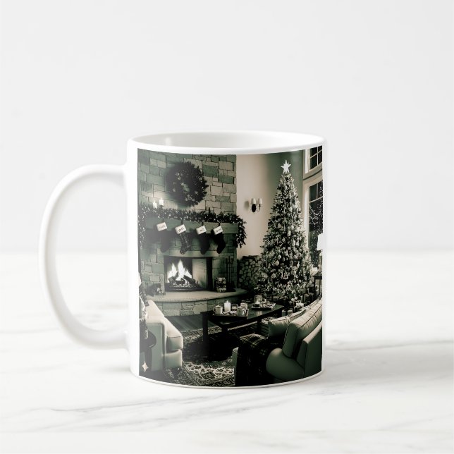 Taza De Café Navidades acogedores con chimenea (Izquierda)