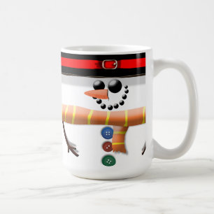 Taza De Café Navidades alegres Snowman