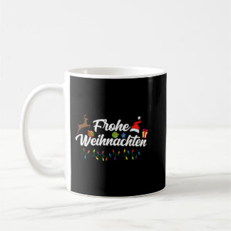 Taza De Café Navidades alemanes Frohe Weihnachten