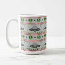Taza De Café Navidades Alien Ugly Sweater