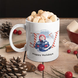 Taza De Café Navidades amables Personalizado de la alegría