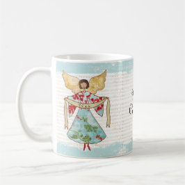 Taza De Café Navidades Ángel Añadir Año