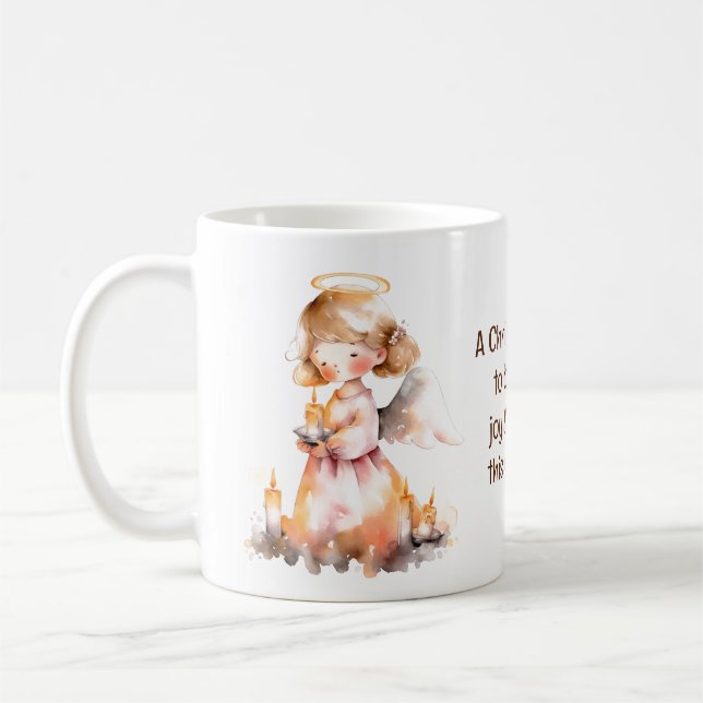 Taza De Café Navidades Angel Blessing (Izquierda)