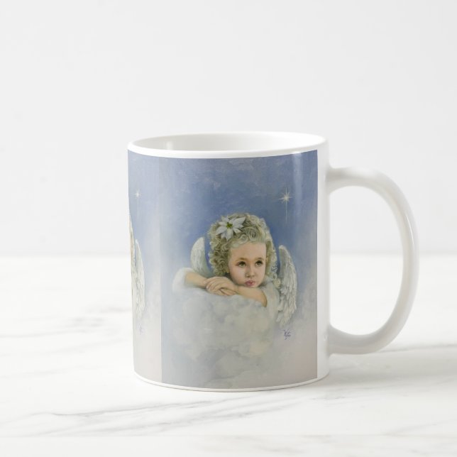 Taza De Café Navidades Angel Classic Mug, 11 oz (Derecha)