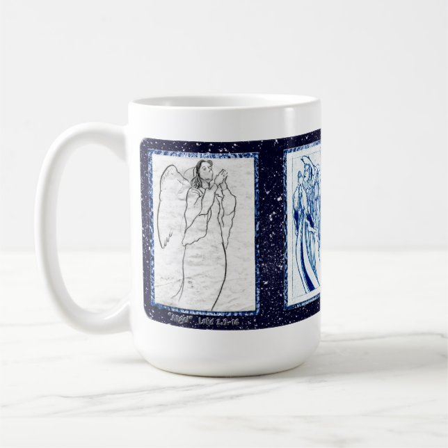 Taza De Café Navidades "Angel" Mug (Izquierda)