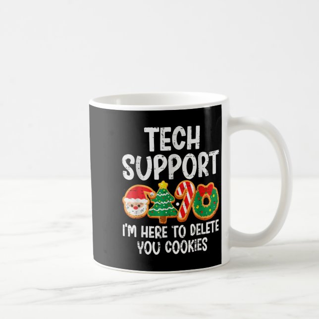 Taza De Café Navidades Ayuda Técnica Aquí Para Eliminar Cookies (Derecha)