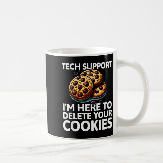 Taza De Café Navidades Ayuda Técnica Aquí Para Eliminar Cookies (Derecha)