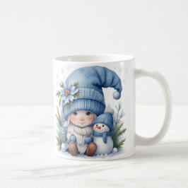 Taza De Café Navidades azules - Pequeño Elfo