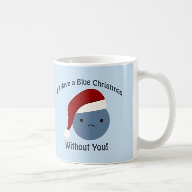 Taza De Café ¡Navidades azules sin ti! (Derecha)