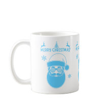 Navidades azules y blancos Feliz Navidad