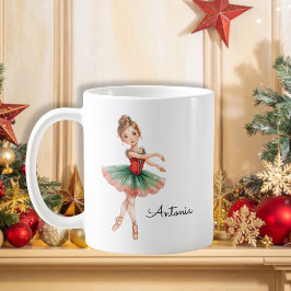 Taza De Café Navidades Ballerina Chica