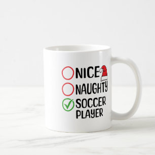 Taza De Café Navidades Bastante traviesos Navidades de fútbol