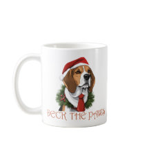 Navidades Beagle Deck the Paws