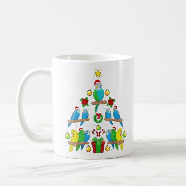 Taza De Café Navidades Béisbol con Santa Hat Feliz Navidad (Izquierda)