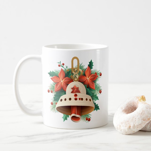 Taza De Café Navidades Bell Mug (Con donut)