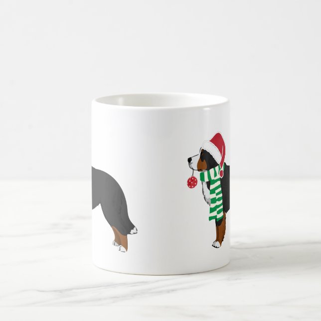 Taza De Café Navidades Bernese Mountain Holiday Dog (Centro)