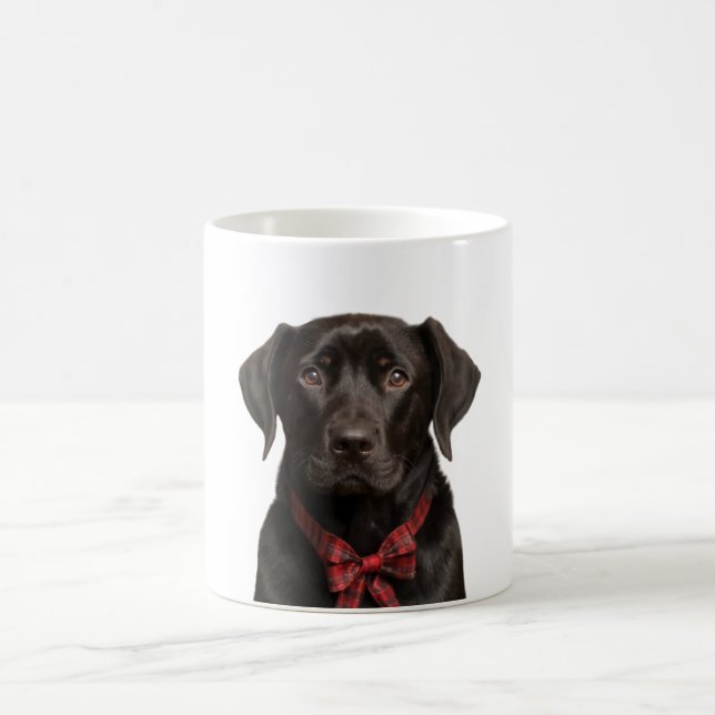 Taza De Café Navidades Black Lab Holiday Dog (Centro)