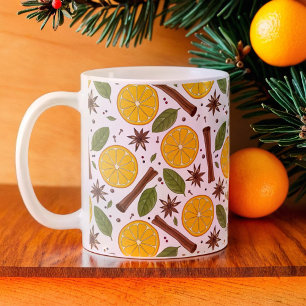 Taza De Café Navidades blanco picante de vino