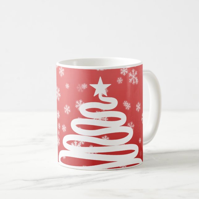 Taza De Café Navidades blancos (Anverso derecho)