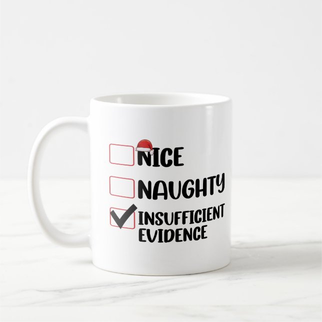 Taza De Café Navidades Bonita evidencia insignificante (Izquierda)