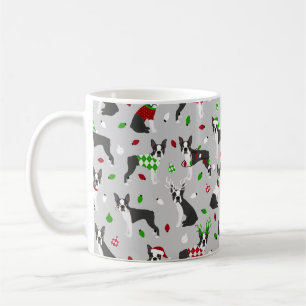 Taza De Café Navidades Boston Terrier Coffee Mug