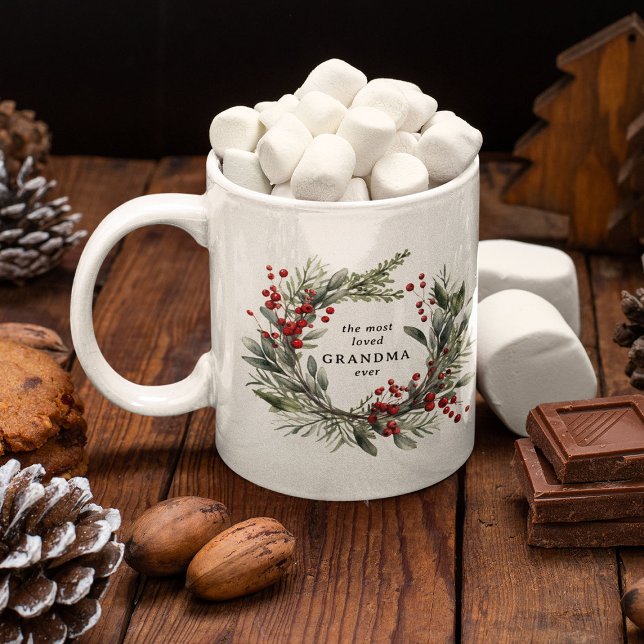 Taza De Café Navidades botánicos de festividades regalo de la a (Subido por el creador)