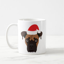 Taza De Café Navidades Boxer Puppy