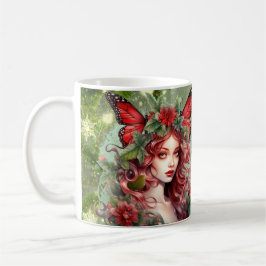 Taza De Café Navidades Butterfly Fairy
