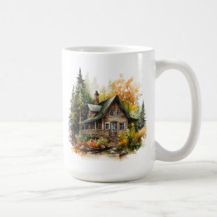 Taza De Café Navidades Cabin Mug