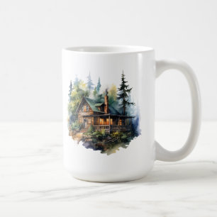 Taza De Café Navidades Cabin Mug