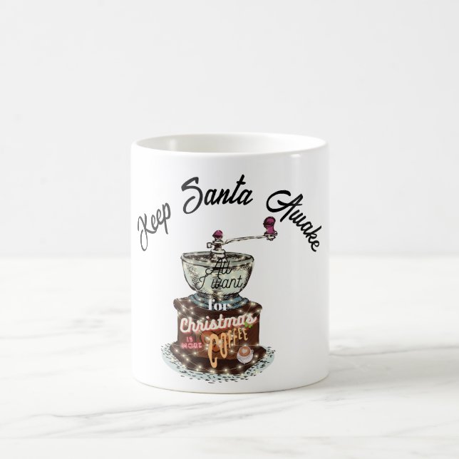 Taza De Café Navidades cafetaleros de Mikitiez citan cafeína ad (Centro)