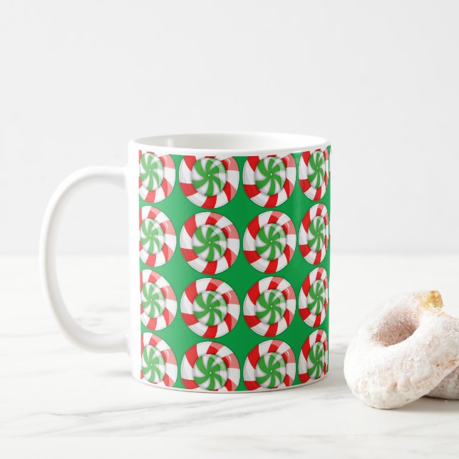 Taza De Café Navidades Candy (Con donut)